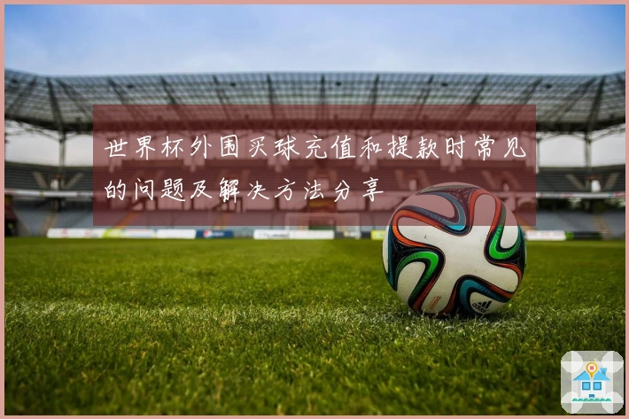 世界杯外围买球充值和提款时常见的问题及解决方法分享